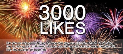 Facebook 3000 likes