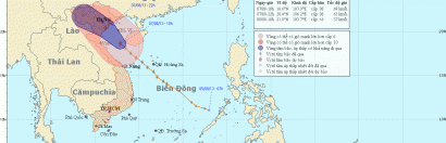 Bão số 6 - bão Mangkhut đổ bộ vào Hà Nội chiều tối nay 7-8