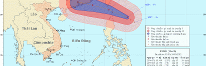 Tin bão gần biển Đông: Cơn bão số 9!