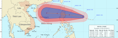 Tin bão Krosa gần biển Đông!
