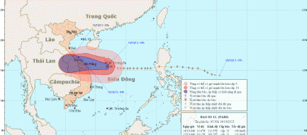Tin mới nhất về cơn bão số 11 và không khí lạnh tăng cường