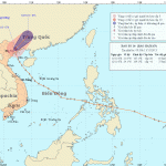 Bão số 14 – bão Haiyan tiếp tục di chuyển nhanh theo hướng Bắc