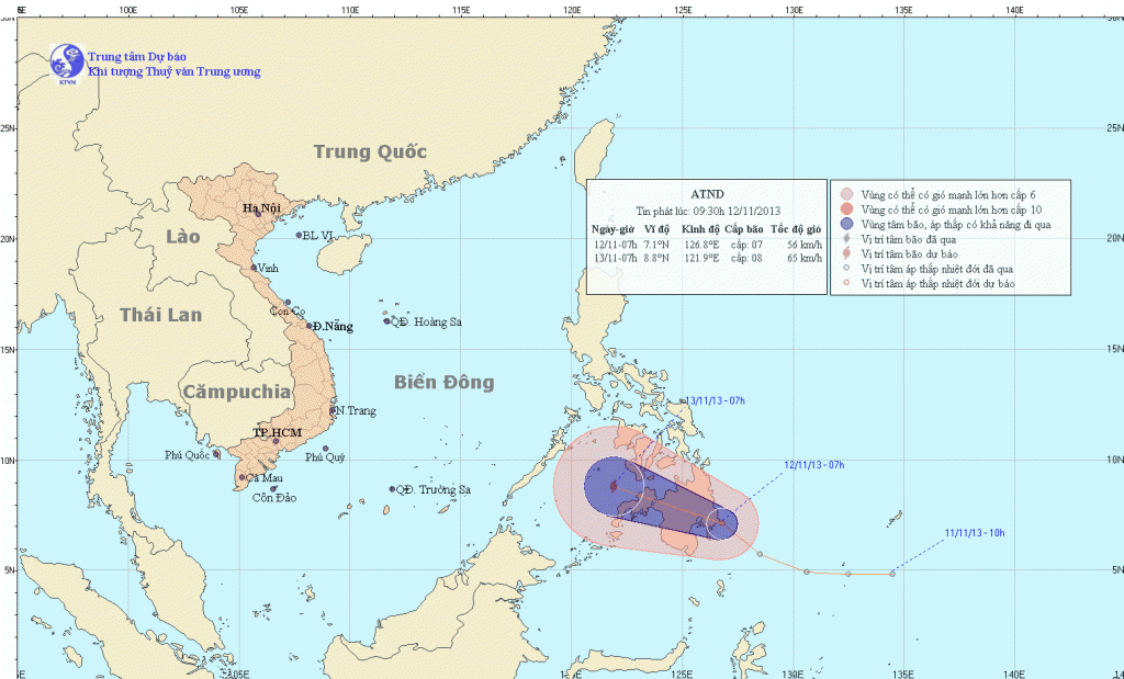 Sau bão Haiyan. miền Bắc nắng đẹp