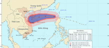 Tin bão số 12 trên biển Đông