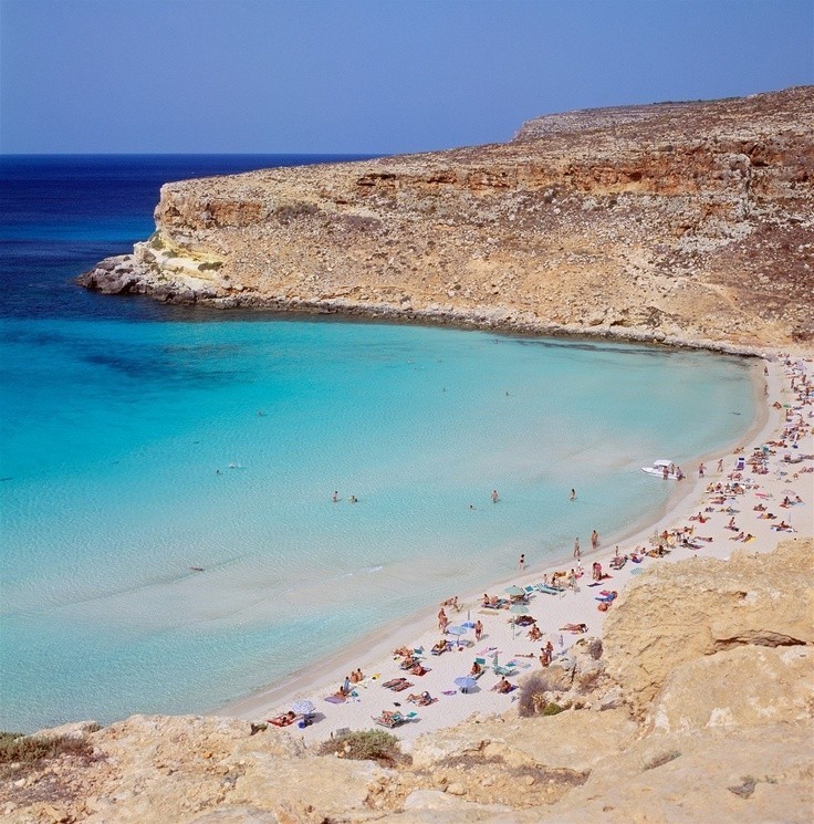 Rabbit Beach,Lampedusa, Islands of Sicily