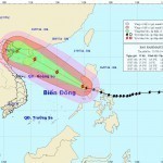 Bão Rammasun tiến vào Biển Đông, trở thành bão số 2 trên Biển Đông 