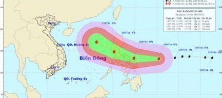 Tin bão gần biển Đông: Bão Rammasun