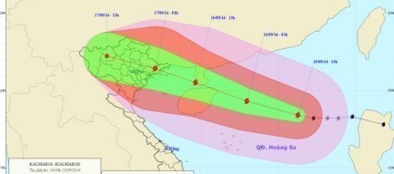 Cập nhật tin bão số 3: bão Kamaegi