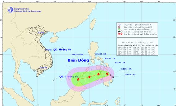 Tin bão gần biển Đông - Bão Jangmi